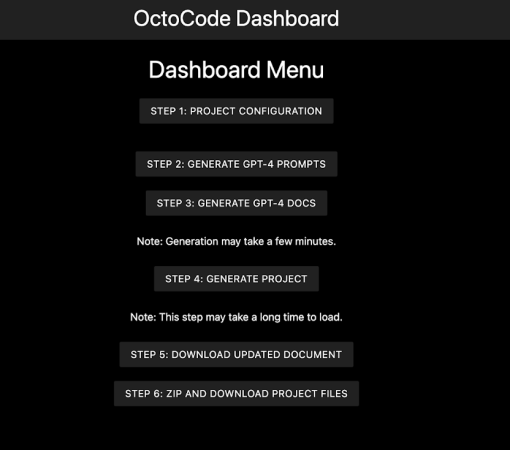 Boosting Project Planning with AI: Octo Code Dashboard Explained