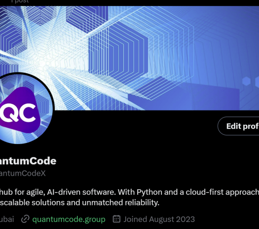 QuantumCode is now on Twitter! Follow us @QuantumCodeX